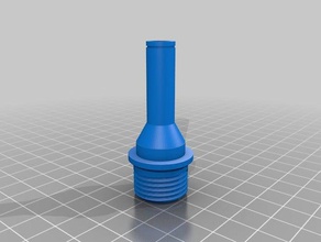 showerhead 7mm tube adapter hobby aquarium pump water change 3d print model - Mito3D