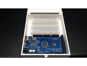 arduino caixa ii eletrônica caso mega 2560 o uno 3d print model - Mito3D