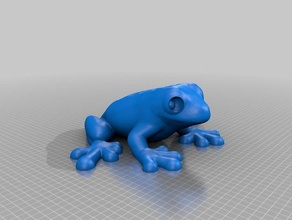 frog planter art 3d print model - Mito3D