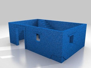 1-87 ho - pequenos tijolos de barro habitação brinquedo & acessórios para jogos wargaming 3d print model - Mito3D