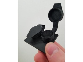 Kontaktaufnahme der Fall sein 3d-drucken Kontakt-Linse 3d print model - Mito3D