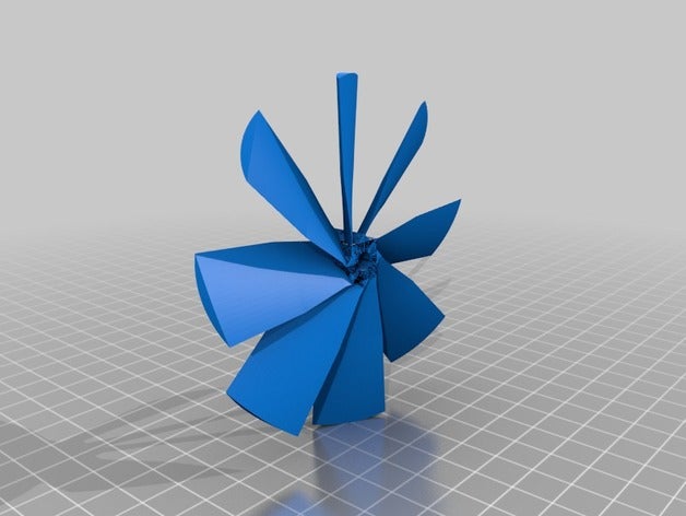 8-blättriger propeller hobby 8 3D print model - Mito3D