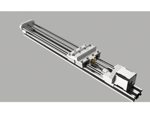 linéaire double vis rail 2040 L'imprimante 3d de pièces 1010 8020 actionneur 3d print model - Mito3D