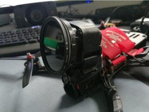 gopro sessioni sleve filtro nd titolare 52mm la fotocamera acehe staffa di montaggio cherrycraft drone fpv mount multirotor sessione 5 tbs 3d print model - Mito3D
