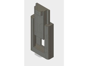 keyhole draft excluder household 3d print model - Mito3D