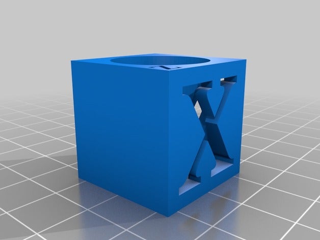 cube-Kalibrierung 25x25x25 3d-drucken Kalibrier-test cube 3D print model - Mito3D