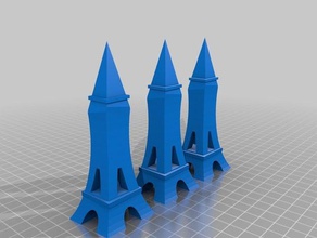 eiffil torres A impressão 3d 3d print model - Mito3D