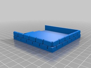 dice tower - resized tray 3d print model - Mito3D