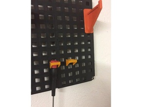 tool5 3d printing boar holder schraubendreherhalter screwdriver tool werkzeugboard werkzeughalter 3d print model - Mito3D