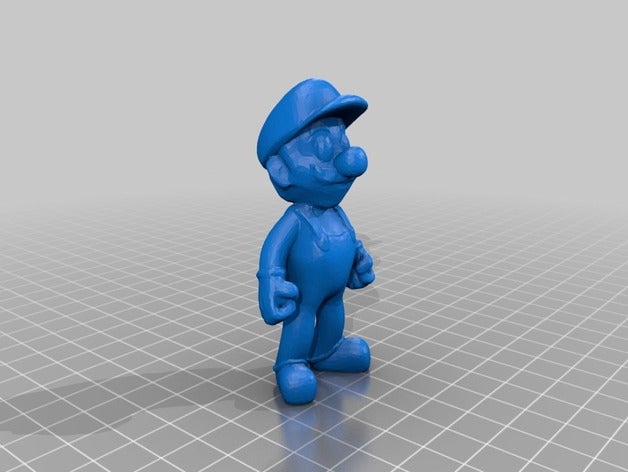 luigi super mario bros juegos 3D print model - Mito3D