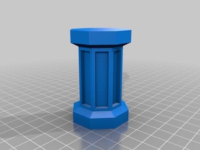 octagon objective - infinity 3d printing 3d print model - Mito3D