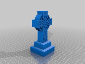keltische Kreuz 3d-drucken celtic st patricks Tag 3d print model - Mito3D