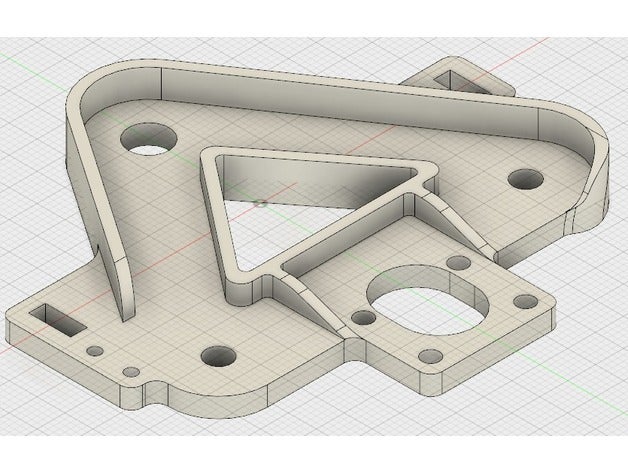 aluminium 2020 3 wheeler carriage tevo tarantula stock hotend 3d printer parts v-slot extrusion autodesk fusion 360 eliasg13 roller triangle upgrade wheels x-carriage 3D print model - Mito3D