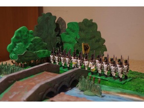 napoleonics - parte 12 austriaco di fanteria giocattolo & accessori gioco 28mm storico wargame 3d print model - Mito3D
