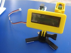 lcd grove durumda kamera monte edin elektronik arduino tutucu destek 3d print model - Mito3D