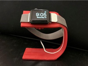 apple watch-Ladestation, lange Bänder - Organisation watch stehen gadget der Utilitarismus 3d print model - Mito3D