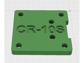 eje x de la cubierta Impresora 3d las piezas cr-10 cr10 3d print model - Mito3D
