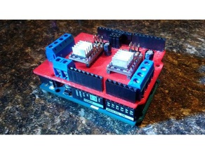 drv8825 stepper motor shield - Elektronik arduino 3d print model - Mito3D