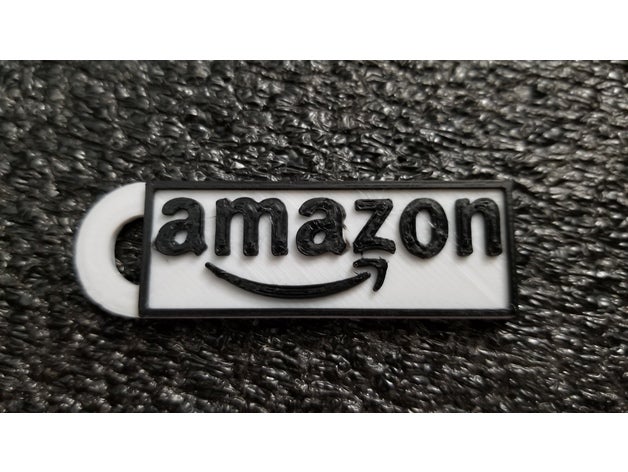 amazon anel de chave chaveiros 3D print model - Mito3D