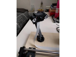 camerapi mounting 3d printer accessories anycubic prusa i3 camera mount raspberry pi raspicam 3d print model - Mito3D
