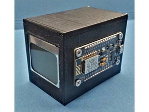 esp8266 nokia5110 dht22 box electronics case dht11 nodemcu nokia 5110 3d print model - Mito3D