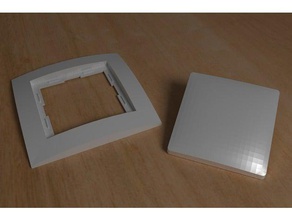 ışık anahtarı - licht schalter diy lichtschalter geçin 3d print model - Mito3D