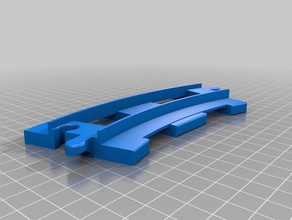 lego duplo Zug gleis gebogen Spielzeug & Spiele 3d print model - Mito3D