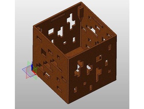 minecraft minério de luz dentro do chassi jogos vídeo lâmpadas 3d print model - Mito3D