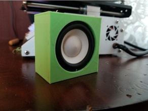 mini speaker system 51mm audio featured 3d print model - Mito3D