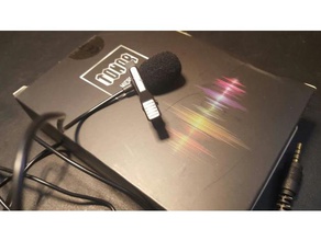 lapel microphone repair audio accessory replacement part 3d print model - Mito3D