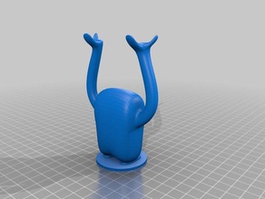 alien holding your pen sculptures 3d print model - Mito3D
