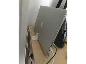 notebook macbook base del portátil 3d print model - Mito3D