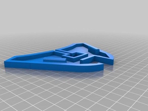 anycubic kossel lineal plus esquina inferior izquierda de la extrusora cable pase a través Impresora 3d las piezas delta pieza 3d print model - Mito3D