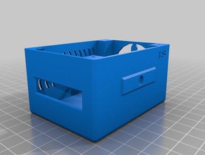 mosfet caso 40cm ventilador la electrónica Ventilador de 40mm los caja titular th3d 3d print model - Mito3D