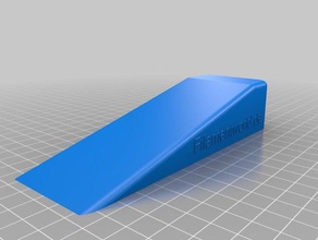 Tür-Keil Haushalt Tür filament filamentworld Halter stopper Keil Welt 3d print model - Mito3D