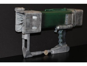 fallout 3 basit lazer tabanca prop sahne cosplay new vegas 3d print model - Mito3D