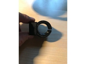 inspire 2 - strobon cree case holder & ring 22mm r c vehicles dji light 3d print model - Mito3D