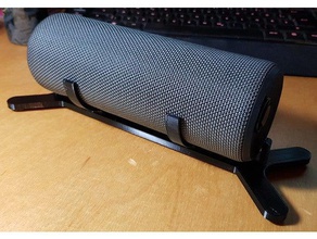 ue boom 2 horizontal stand audio bluetooth speaker 3d print model - Mito3D