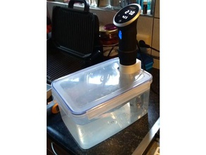 anova precision cooker box mount kitchen & dining 3d print model - Mito3D