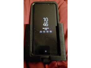 s9+ s10+ support de voiture - défenseur des cas téléphone mobile galaxy otterbox defender pour smartphone 3d print model - Mito3D