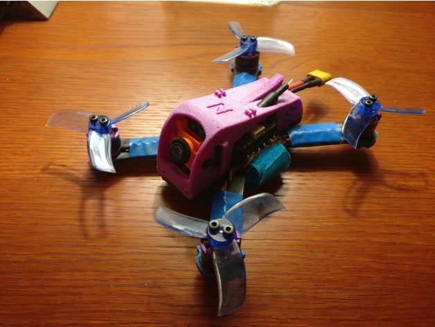 pod quattrovolante libero r c i veicoli 2in 2 pollici drone fpv quad quadcopter 3D print model - Mito3D