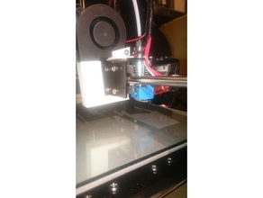 leshp sinis z1 impresora 3d ventilador radial conducto & soporte Impresora de las piezas 3d print model - Mito3D