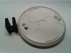 smoke detector bracket anet a8 fire safety 3d print model - Mito3D
