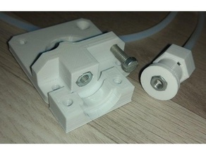 cr-10 bowden tube quick mount 3d printer extruders 3d print model - Mito3D