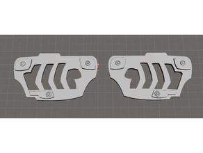 vibe goggle fronts cisco ramon cw flash 3d printing 3d print model - Mito3D