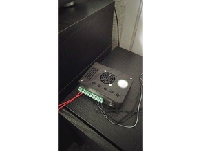 tda749p amplifier board box buttons gadgets 3d print model - Mito3D