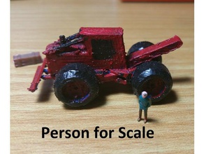 n escala del aparato vehículos la tala de árboles n-escala nscale 3d print model - Mito3D