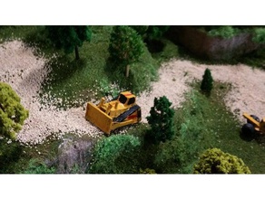 n scale bulldozer Fahrzeuge nscale 3d print model - Mito3D