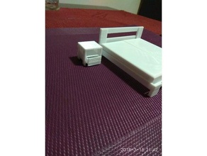 1 20 Komodin model mobilya yatak odası 3d print model - Mito3D