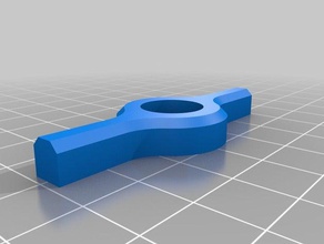 axle holder kitchen aid sausage stuffer & dining 3d print model - Mito3D